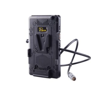 Rolux RL-REG V-Mount/ V Lock Battery Adapter Plate with D-tap Output and 6 Pin LEMO Connector for RED Epic/Scarlet Digital Cinema Cameras