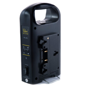 Rolux 2KA Dual Channel Gold Mount Battery Charger