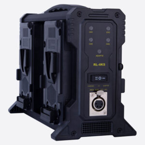 Rolux RL-4KS 4-Simultaneous V Mount Battery Charger