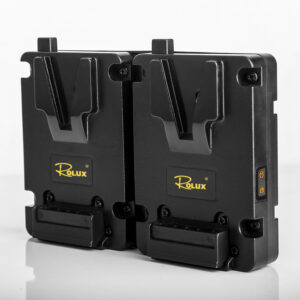 Rolux RL-AC16S Dual Mini Battery Plate, 2-in-1