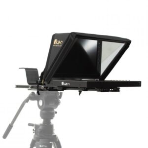 Professional 12″ Beam Splitter Portable Teleprompter with 12″ Reversing Monitor