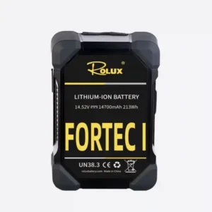 Rolux Fortec I Series 213Wh Heavy-Duty D-Tap V-Mount Li-Ion Battery