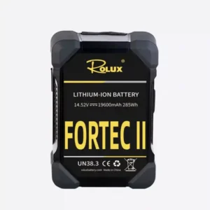 Rolux Fortec II Series 285Wh Heavy-Duty D-Tap V-Mount Li-Ion Battery